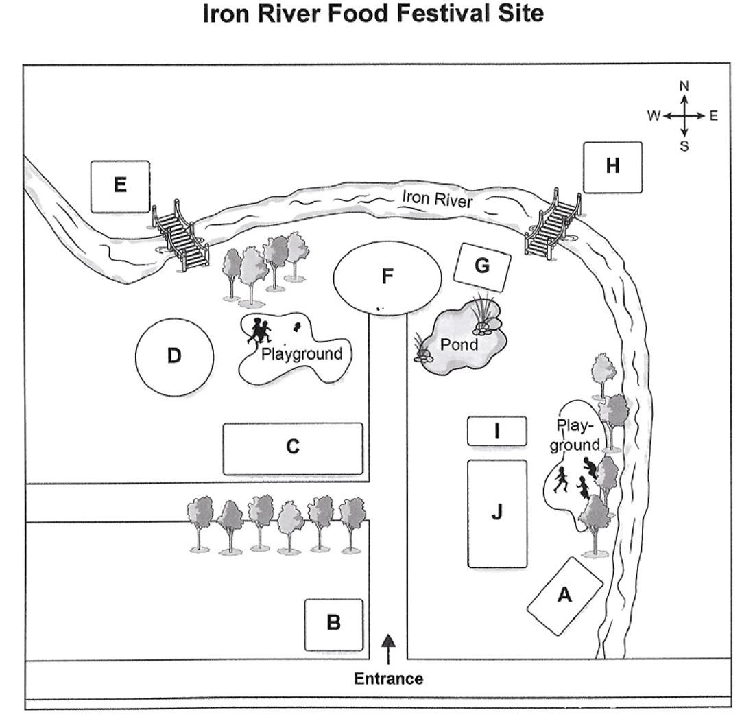 Map for River Food Festival