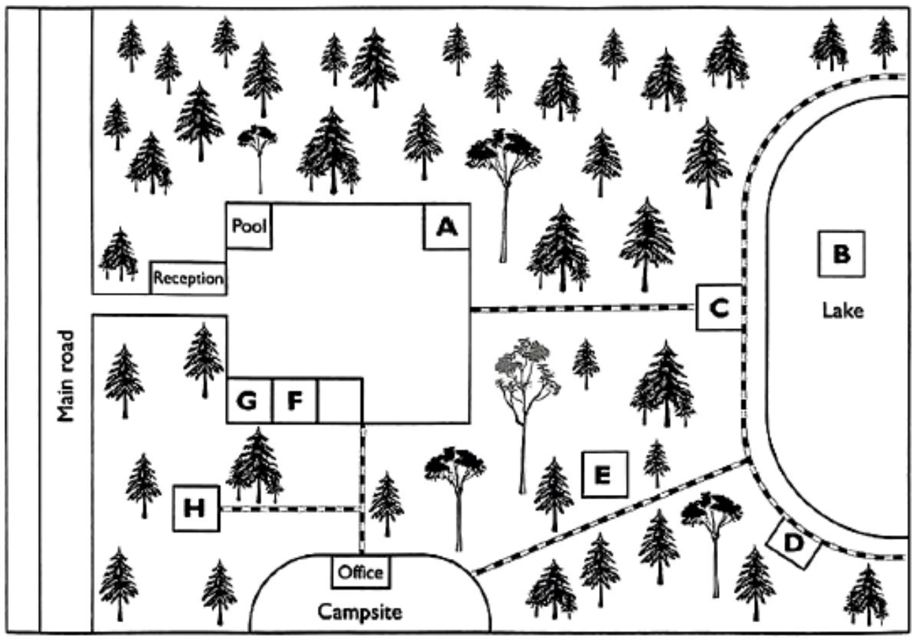 Map for Activity Park
