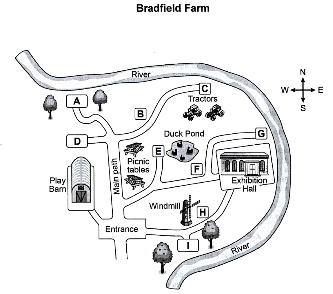 Map for Bradfield Farm