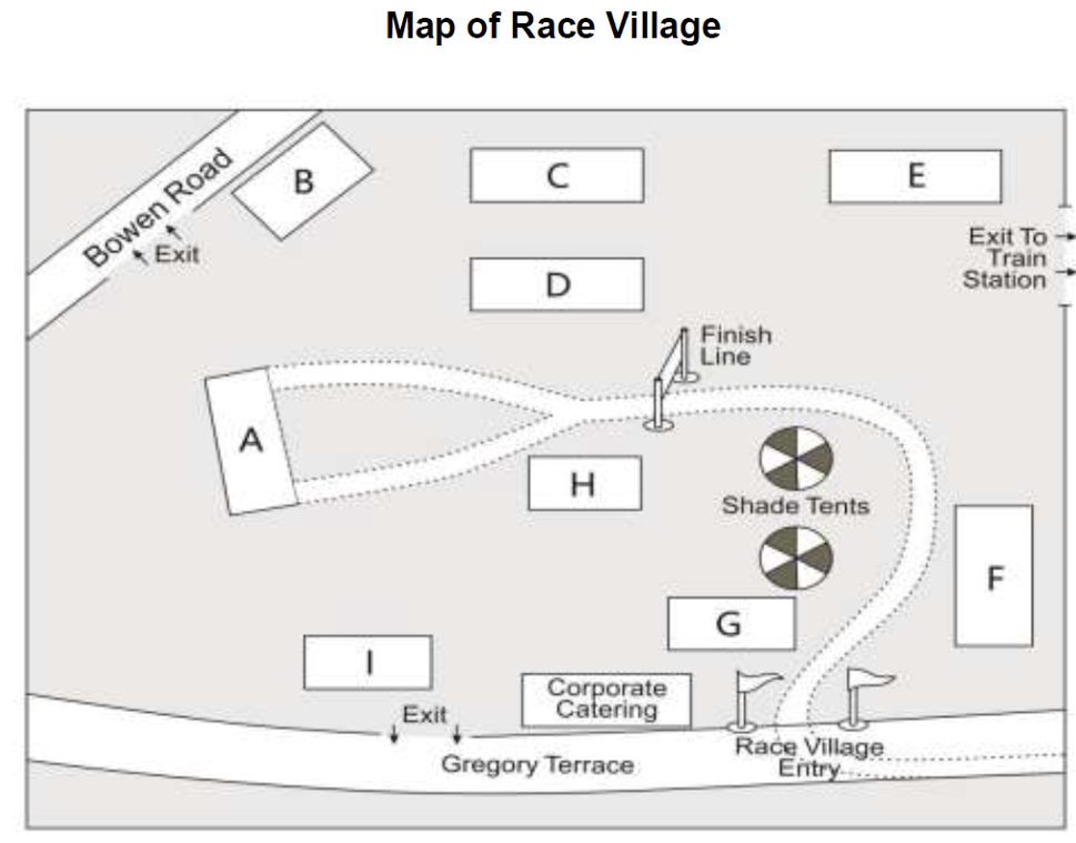 Map for Bridge to Brisbane Fun Run